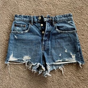 Zara denim shorts